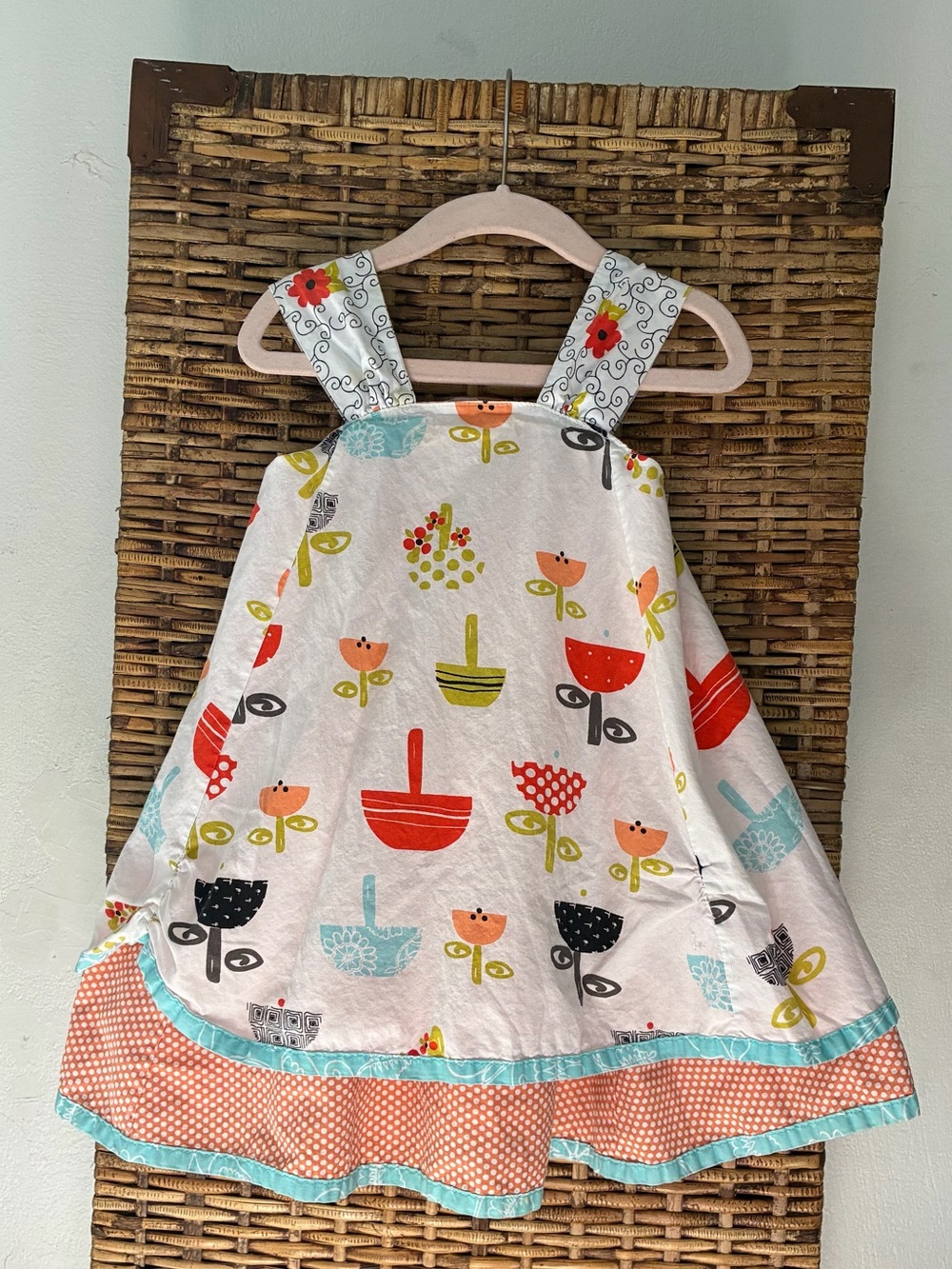 ‘Jelly the Pug’ Toddler Dress. Size 2.